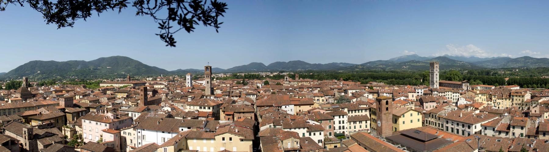 Lucca: panoramica ovest